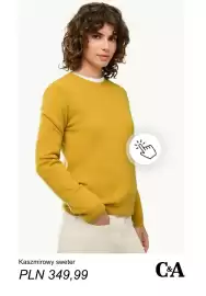 C&A gazetka tydzień 36 Strona 10: Kaszmirowy sweter C & A €349,99