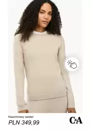 C&A gazetka tydzień 36 Strona 11: Kaszmirowy sweter C & A €349,99