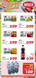 Volantino Supermercati Dok Pagina 10: Selex succo e polpa di mela €0,99, Selex succo e polpa di pesca €0,99