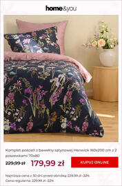 Home&You gazetka Strona 12: Komplet pościeli z bawełny satynowej Henwick 160x200 cm z 2 poszewkami 70x80 home & you €179,99