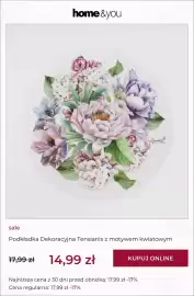 Home&You gazetka Strona 2: Podkładka dekoracyjna Tensianis z motywem kwiatowym Home & You €14,99