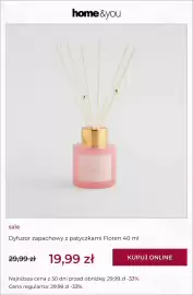 Home&You gazetka Strona 6: Dyfuzor zapachowy z patyczkami Floren 40 ml home & you €19,99