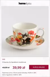 Home&You gazetka Strona 8: Filiżanka ze spodkiem Isoldincat home & you €39,99