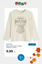 Smyk gazetka Strona 2: Bluzka dziewczęca z długim rękawem beżowa Cool Club €9,99