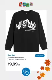 Smyk gazetka Strona 5: Luźna bluzka chłopięca z długim rękawem czarna Cool Club €19,99
