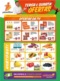 Catálogo Pais e Filhos Supermercados Página 1: Papel higiênico folha dupla deluxe €12,99, Maçã fuji €4,99