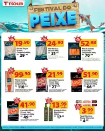 Catálogo Supermercados Tischler Página 3: Filé Merluza Oceani €24,90, Filé de Tilápia Oceani €19,90