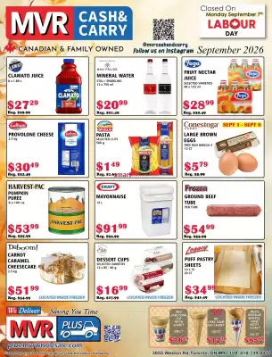 MVR Cash & Carry (valid until 30-09)