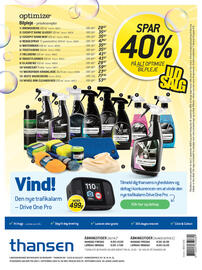 Thansen tilbudsavis Side 32: Optimize Bilpleje - priseksempler €23,97