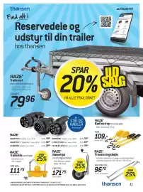 Thansen tilbudsavis Side 11: Bæltestrop med skralde €109,00, Næsehjul med luftgummihjul €171,75