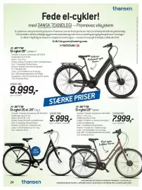 Thansen tilbudsavis Side 24: El-cykel 28 Comfort 7 €9.999,00, X-ZITE El-cykel 26 el. / 28 City 3 €5.999,00