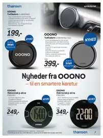 Thansen tilbudsavis Side 7: OOONO Elektronisk p-skive P-DISC N04 €349,00, OOONO Trafikalarm CO-DRIVER N02 PLUS €399,00