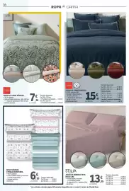 Catálogo E.Leclerc Página 16: Stilia - juego de sábanas €13,95, Tissaia - juego de funda nordica €15,47