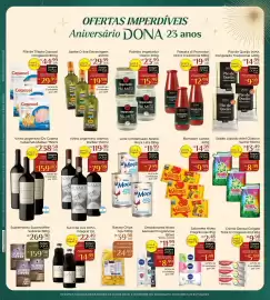 Encarte Dona de Casa Página 3: Suplemento supercoffee sabores €159,90, Suco de Uva Dona Integral €14,99