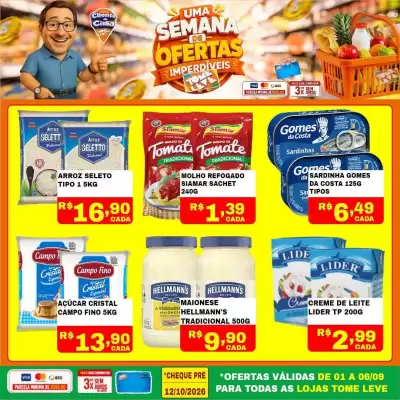 Tome Leve (válido até 6-09)