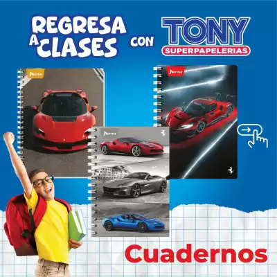 Tony Super Papelerías (válido hasta 10-09)