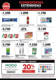 Folleto Disco Página 1: Oreo galletitas regular €1.590,00, Pantene shampoo acondicionador €7.150,00