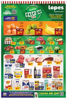 Folheto Lopes Supermercados (válido até 2-09)