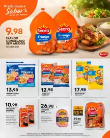 Folheto Mercadão Atacadista semana 36 Página 2: Sobrecoxa seara €12,98, Linguiça tipo calabresa €10,98