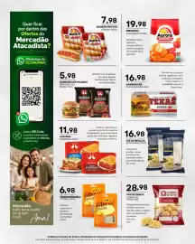 Folheto Mercadão Atacadista semana 36 Página 3: Lasanha perdigão €11,98, Hambúrguer picanha €5,98