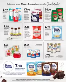 Folheto Mercadão Atacadista semana 36 Página 8: Açúcar união 1kg €3,38, Creme de leite piracanjuba €2,68