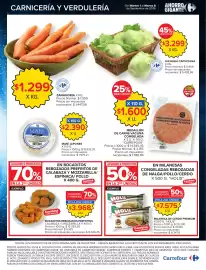 Catálogo Carrefour semana 36 Página 4: Carrefour medallón de carne vacuna congelada €1.600,00, Zanahoria €1.299,00