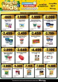 Catálogo Changomas semana 36 Página 5: Crema de leche €1.999,00, Tonadita quesos untables saborizados €2.099,00
