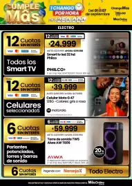 Catálogo Changomas semana 36 Página 9: Motorola celular moto g 47 €39.999,00, Philco smart tv led 32 hd €24.999,00