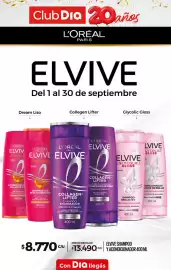 Folleto Supermercados DIA semana 36 Página 19: Elvive shampoo y acondicionador 400 ml €8.770,00