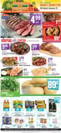 Market Basket weekly ad week 37 Page 1: Big Easy peeled gulf shrimp €4,29, Fresh Bunched Cilantro €1,00