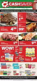 Market Basket weekly ad week 37 Page 1: Smoked Pork Neckbones €1,99, Panamei EZ Peel Shrimp €9,99