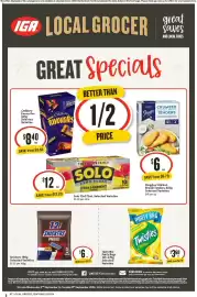 IGA catalogue week 36 Page 2: Snickers 180g Selected Varieties €6,00, Twisties Chicken Party Bag €3,60