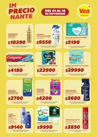 Catálogo Supermercados Vea Página 12: Nosotras toallitas femeninas nocturna suave €4.200,00