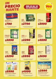 Catálogo Supermercados Vea Página 4: Rosamonte yerba suave €2.290,00, La merced yerba mate vs. sabores €3.890,00