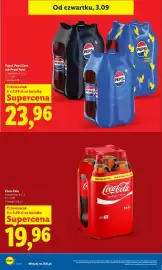 Lidl gazetka Strona 14: Napój gazowany Pepsi Zero 4-pak €23,96, Napój gazowany Coca-Cola 4-pak €19,96