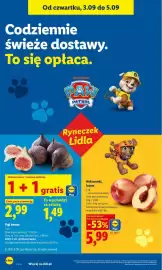 Lidl gazetka Strona 42: Figi świeże Ryneczek Lidla €1,49, Nektarynki luzem Ryneczek Lidla €5,99