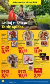 Lidl gazetka Strona 52: Skrzydełka z kurczaka w marynacie Grill & Fun €11,89, Kaszanka z wątrobą XXL Grill & Fun €8,99