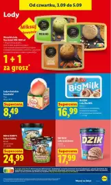 Lidl gazetka Strona 63: Lody proteinowe WK Dzik €17,99, Lody w kształcie brzoskwini Frosty Peach €8,49