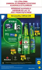 Lidl gazetka Strona 69: Piwo bezalkoholowe Heineken €4,99, Piwo Heineken €4,99