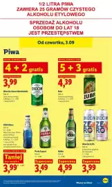 Lidl gazetka Strona 71: Piwo Holba €4,99, Piwo bezalkoholowe Okocim pomarańcza-grejpfrut €3,99