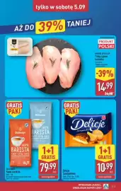 ALDI gazetka tydzień 36 Strona 3: Filety z piersi kurczaka Mięsne Specjały €14,99