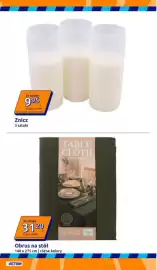 Action gazetka tydzień 36 Strona 2: Obrus na stół 140 x 275 cm €31,20, Znicz 3 sztuki €9,95