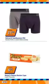 Action gazetka tydzień 36 Strona 20: Bokserki bambusowe Ziki €21,95, Reese's Peanut Butter Cups White €6,95