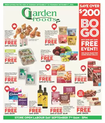 Garden Foods flyer (valid until 9-09)