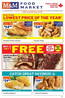 M & M Food Market flyer