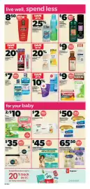 Zehrs Markets weekly ad week 36 Page 13: Benylin extra strength mucus & phlegm €9,00, Huggies 1x baby wipes €2,00