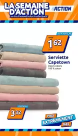 Catalogue Action semaine 36 page 1: Serviette Capetown €1,62