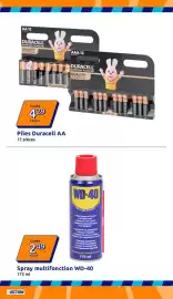 Catalogue Action semaine 36 page 8: Duracell Piles AA €4,29, WD-40 Spray multifonction €2,49