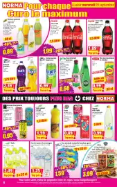Catalogue Norma semaine 37 page 8: Perrier Eau minérale gazeuse €0,66, Surf Tonic €2,49
