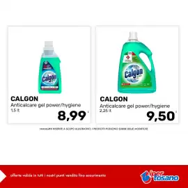 Volantino Iper Tosano settimana 36 Pagina 4: Calgon Anticalcare gel power/hygiene €9,50